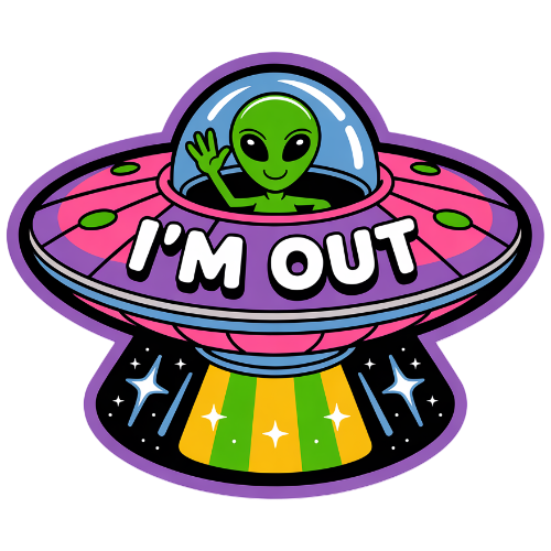 UFO Sticker